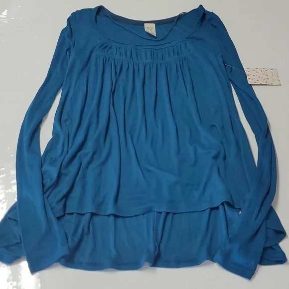 Free People - We The Free Love Valley Tunic Top Aquatic - Picture 4 of 6